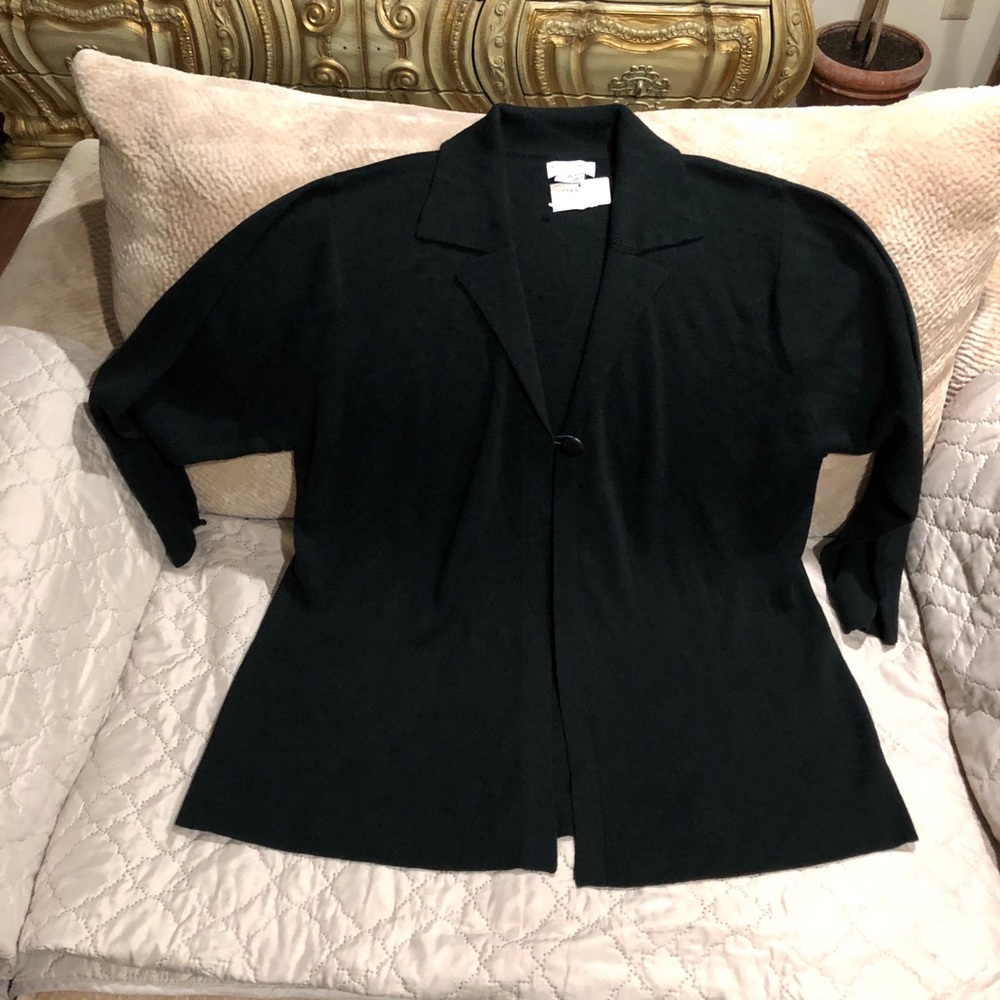 Jaclyn Smith New Long Black Sweater SZ 2X